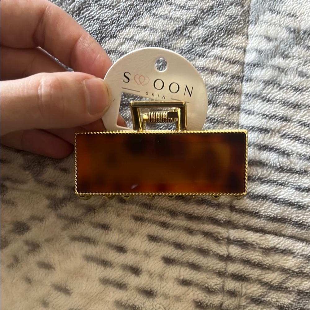 Gold and Black Hair Clip
